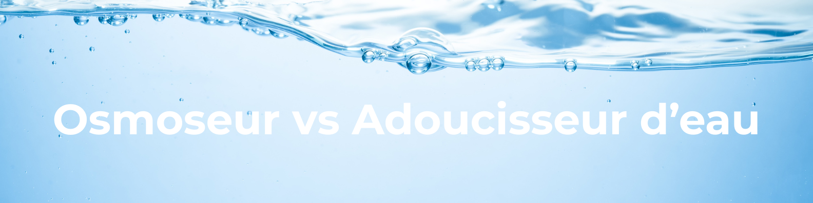 Comparaison entre un adoucisseur d’eau et un osmoseur inverse dans une maison